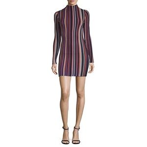 Ronnie Kobo Jessica Metallic Stripe Dress